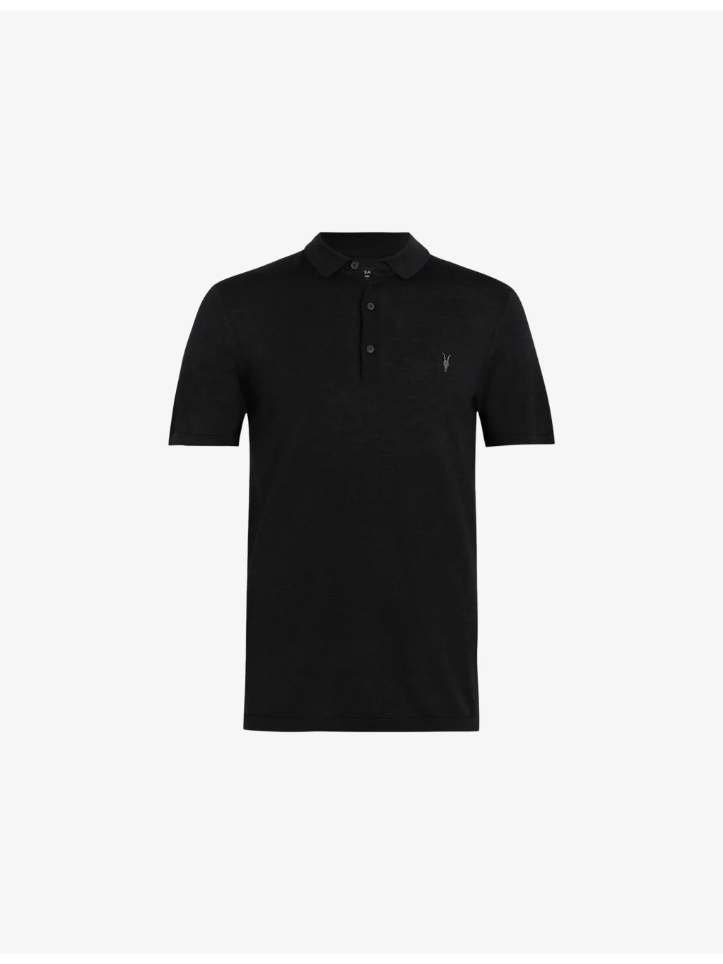 Mode Short-Sleeve Merino Wool Polo Shirt - 1