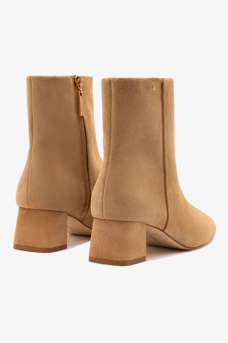 Mini Edie Boot In Peanut Suede 7