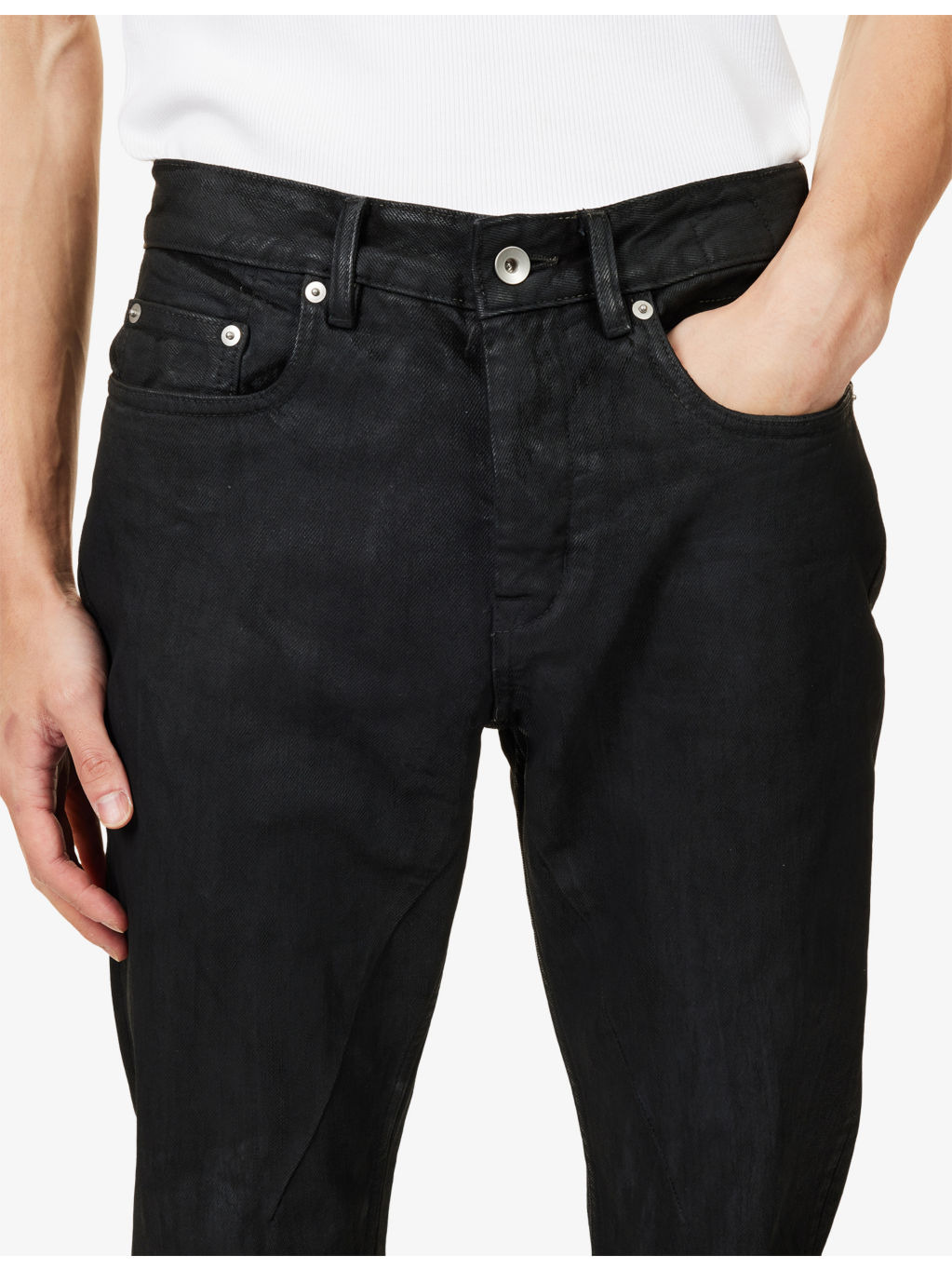 Berlin Drawstring Straight-Leg Cotton-Jersey Trousers - 5