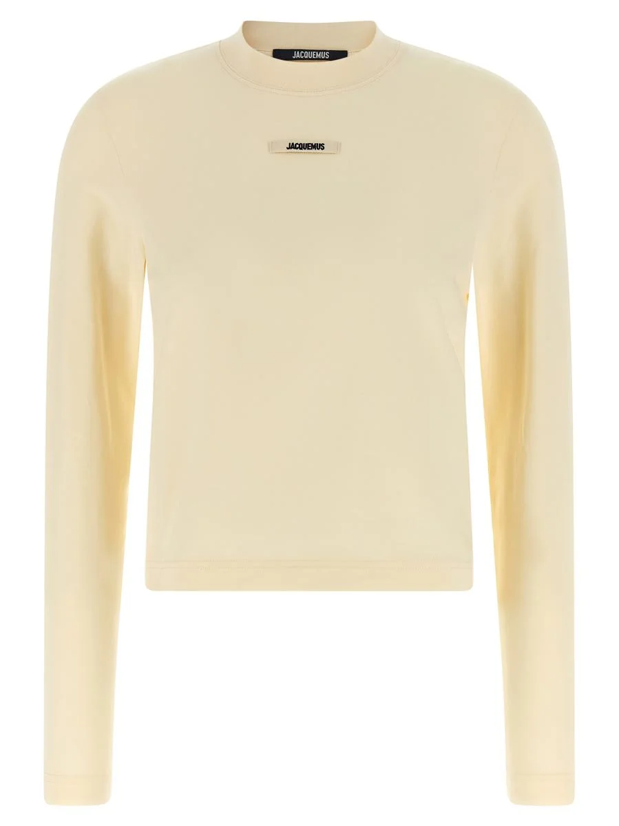 Jacquemus 'Le T-Shirt Gros-Grain' T-Shirt - 1