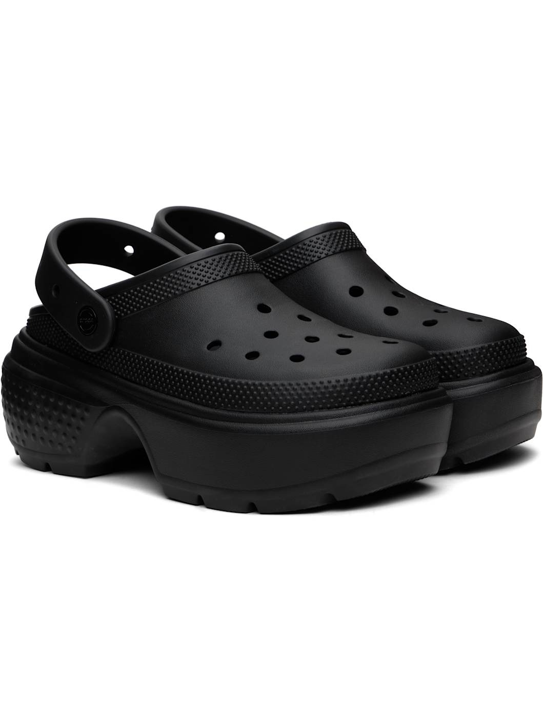 Black Stomp Clogs - 4