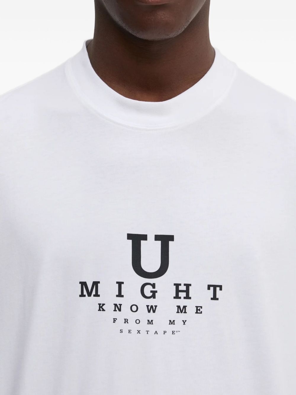text-print T-shirt - 4