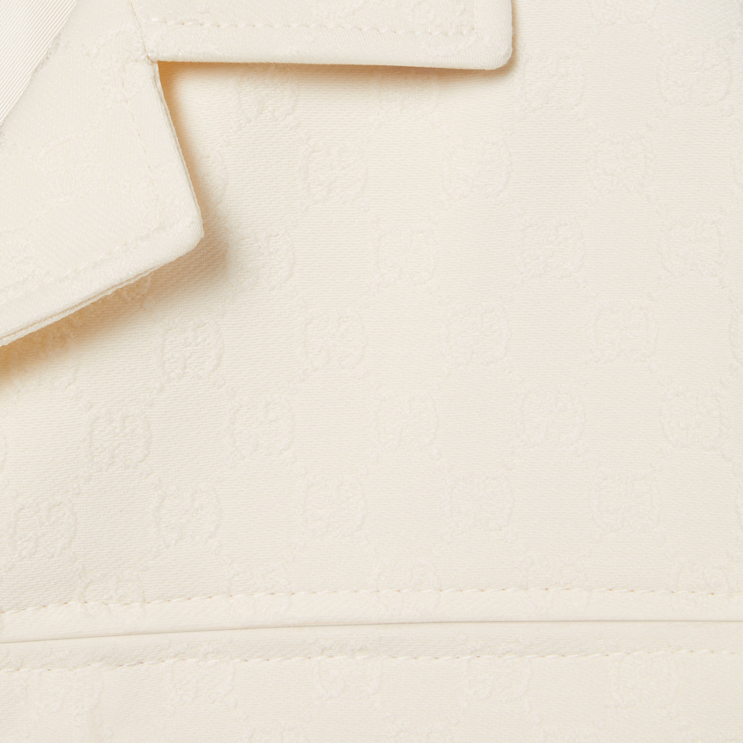 GG wool silk crêpe jacquard jacket - 6