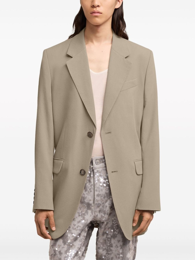 single-breasted virgin wool coat 5