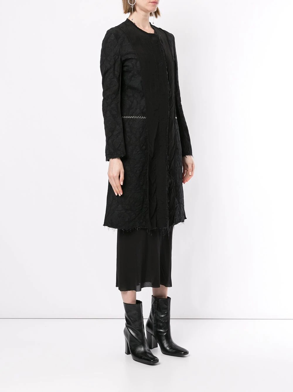 deconstructed midi coat - 3