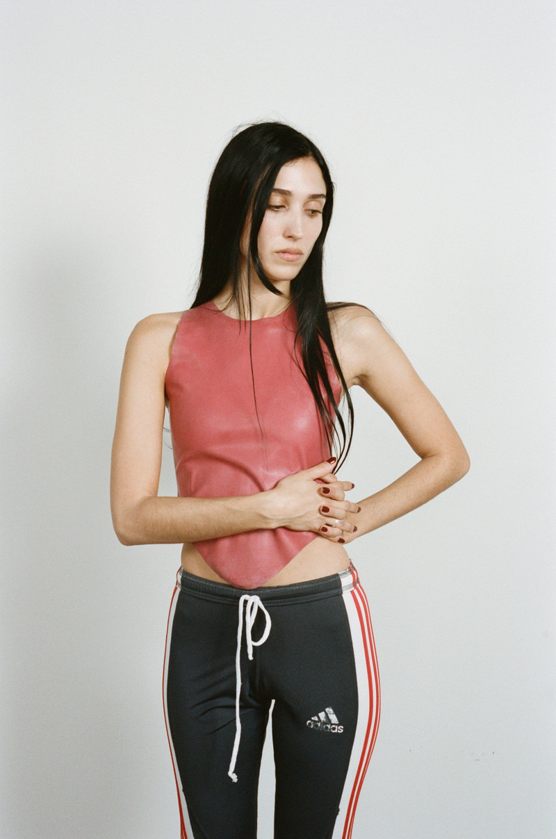 miaou JINX TANK - STRAWBERRY LATEX outlook