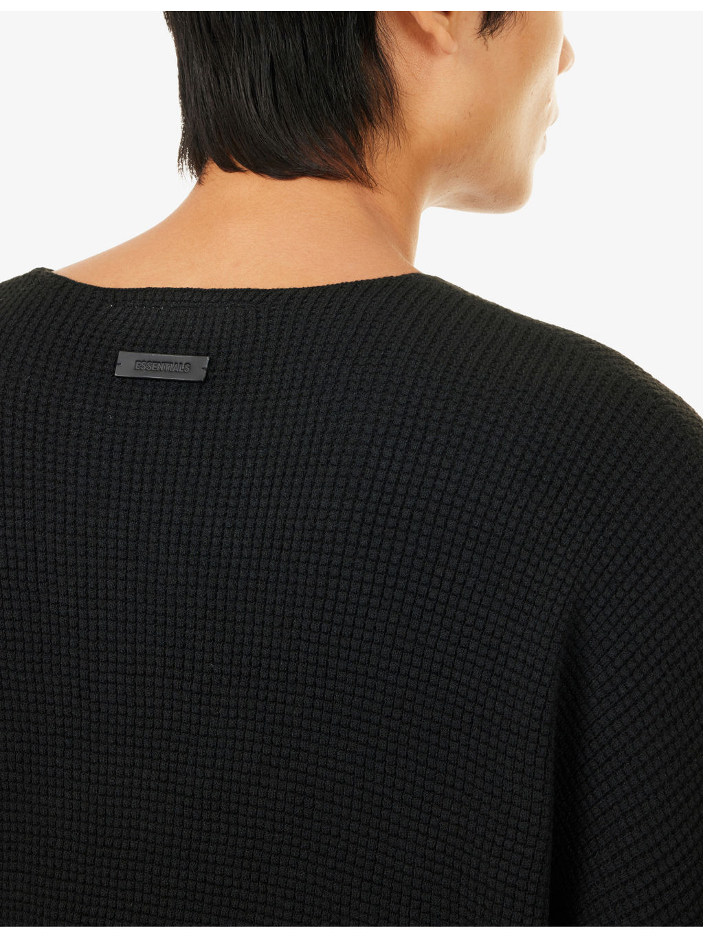 Waffle Long-Sleeve Knitted Jumper - 5