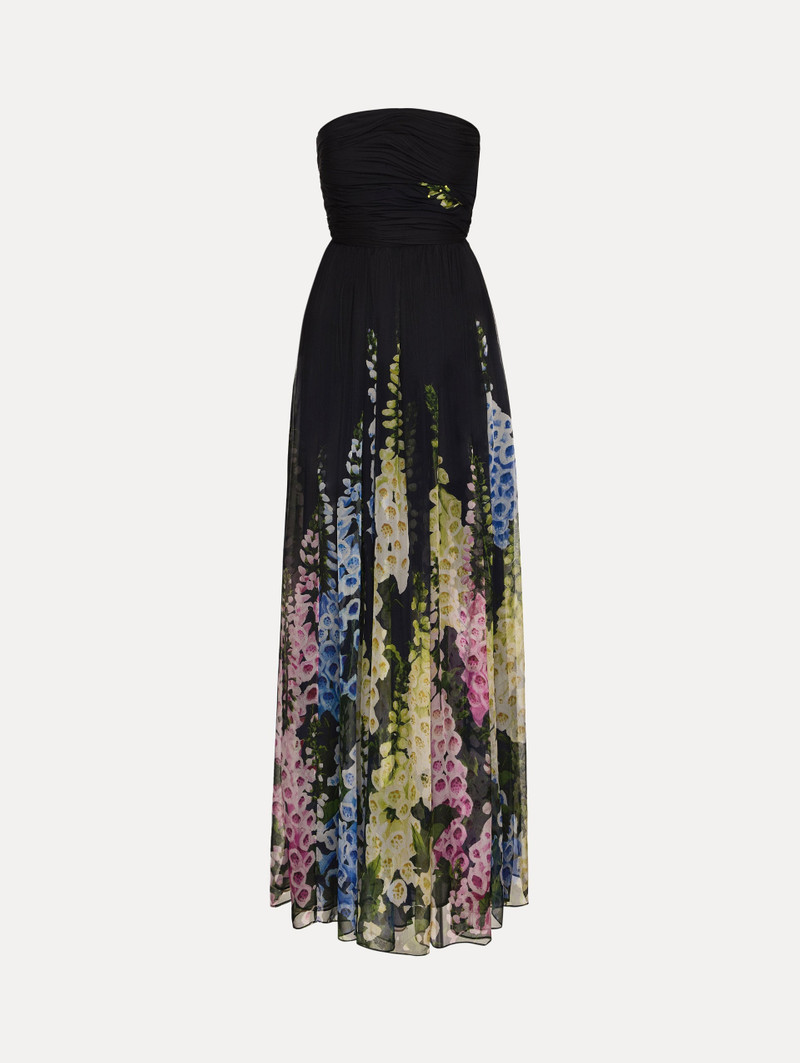 DEGRADÉ FOXGLOVE CHIFFON GOWN 1