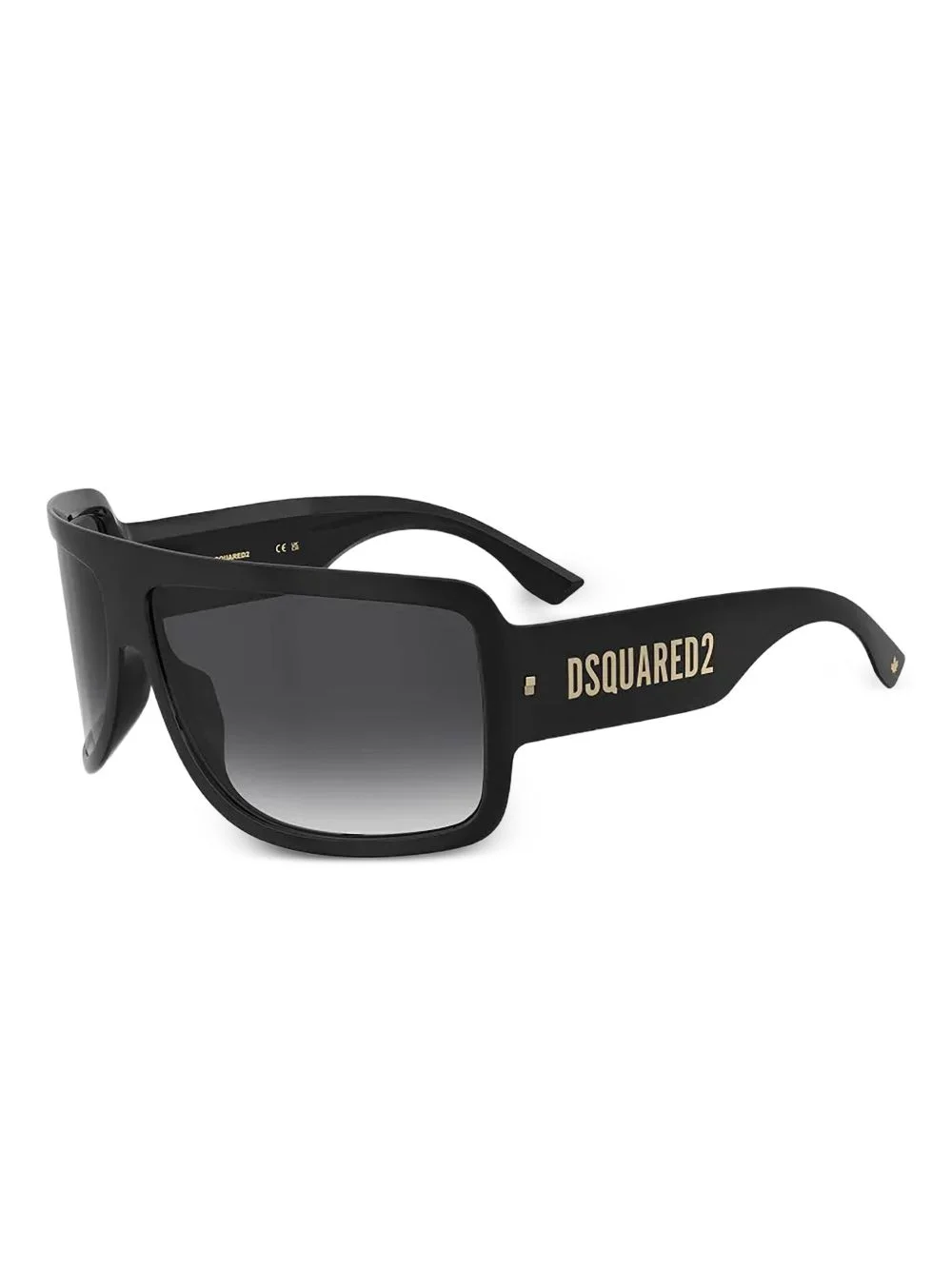 logo rectangle-frame sunglasses - 1