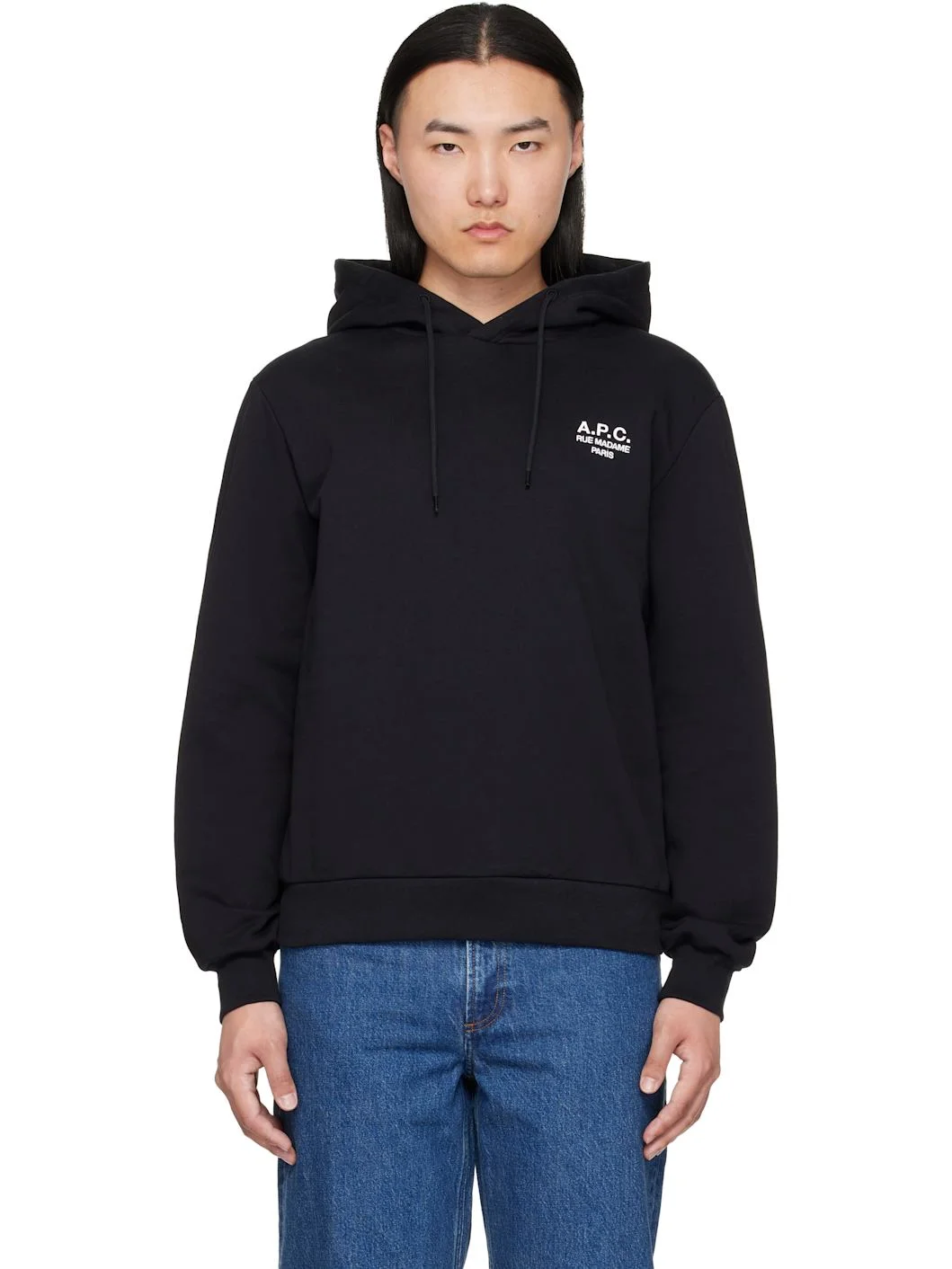 Black Standard 'Rue Madame' Hoodie - 1