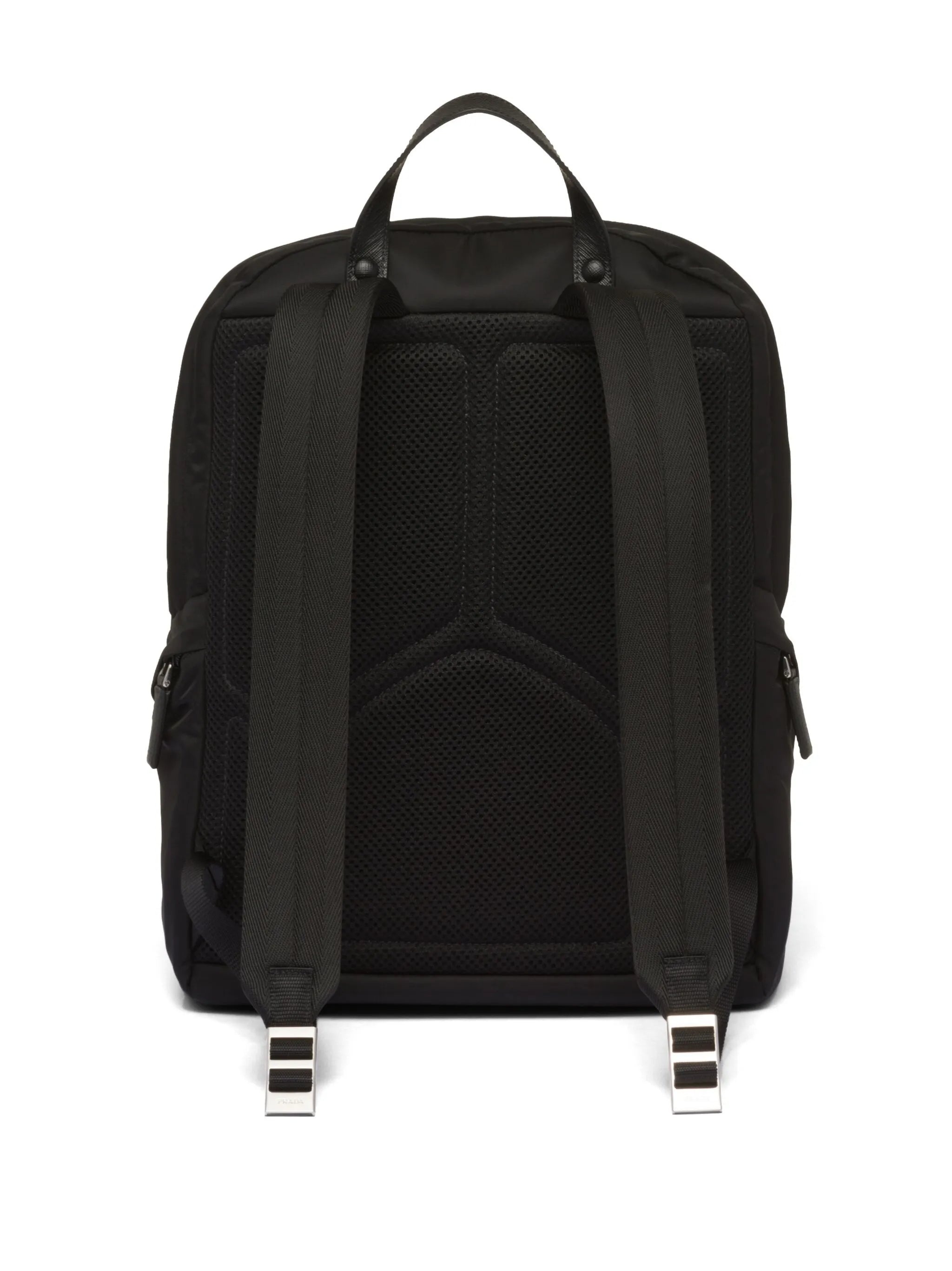 Triangle-logo Zipped Backpack - 5