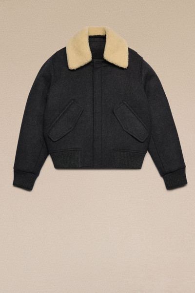 AMI Paris Shearling Collar Jacket outlook
