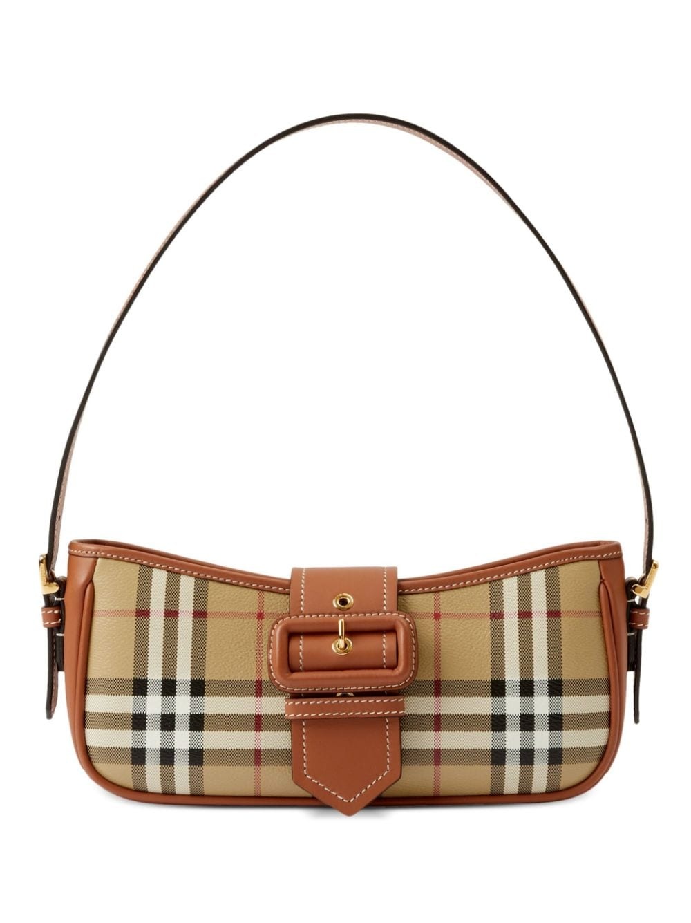 Sling  checkered shoulder bag - 1