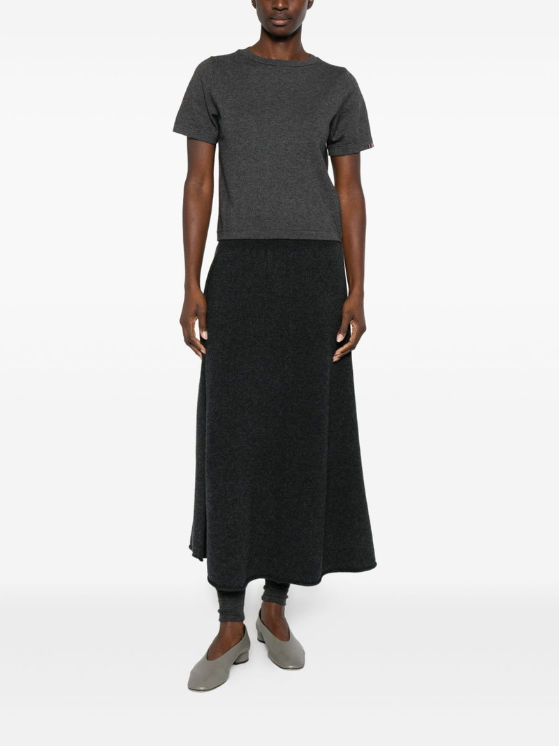 extreme cashmere high-waist midi skirt outlook