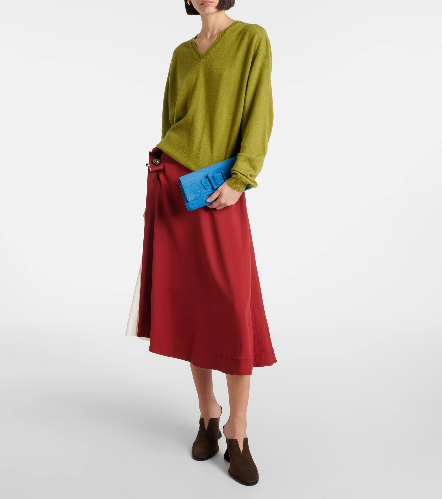 Maygot suede clutch - 6