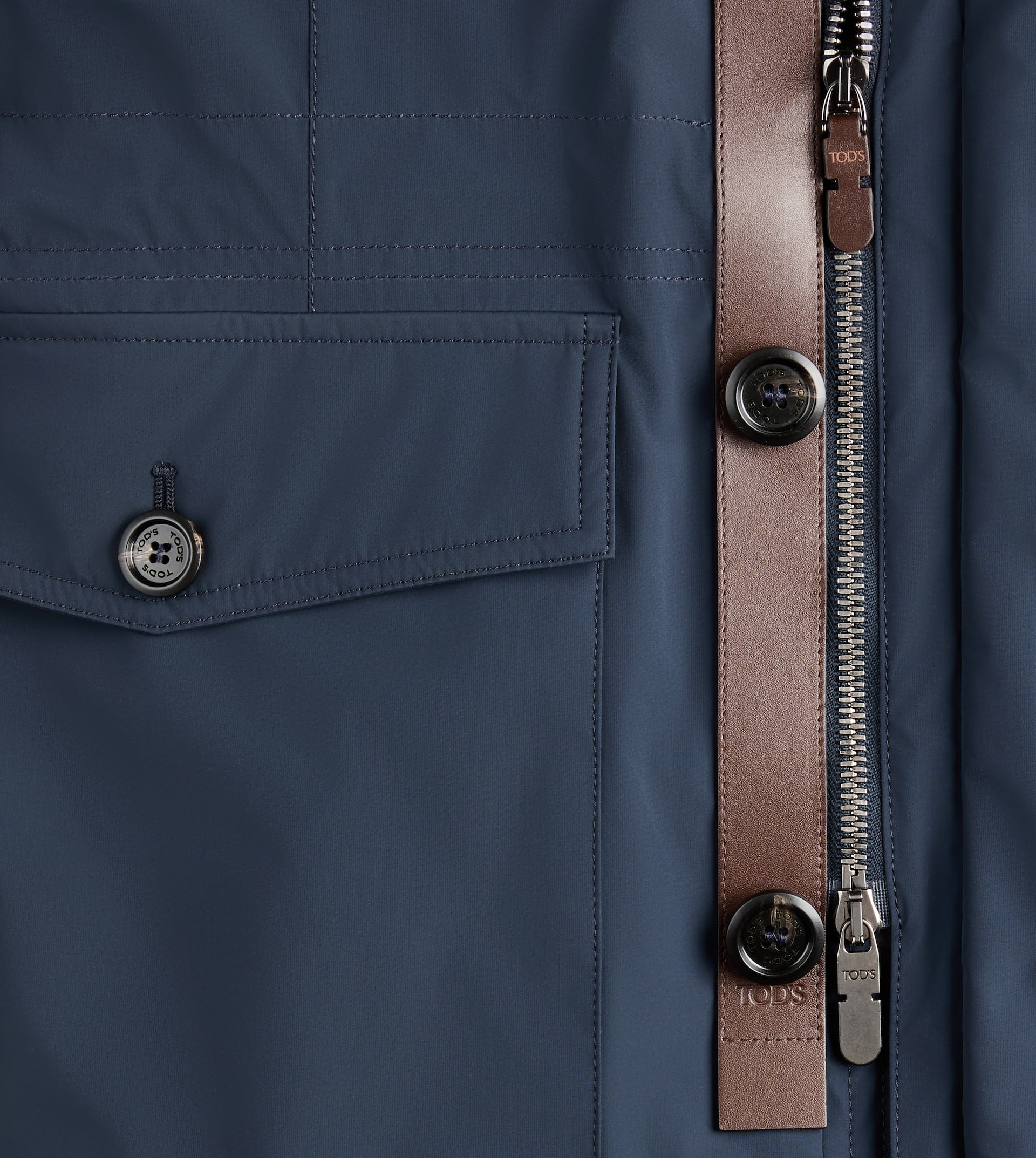 FIELD JACKET IN TECHNICAL FABRIC - BLUE - 6