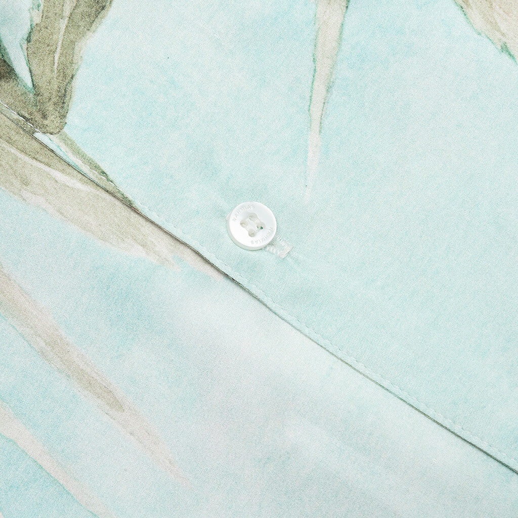 HEMP LEAVES SILK S/S BUTTON DOWN - HEMP PRINT - 5