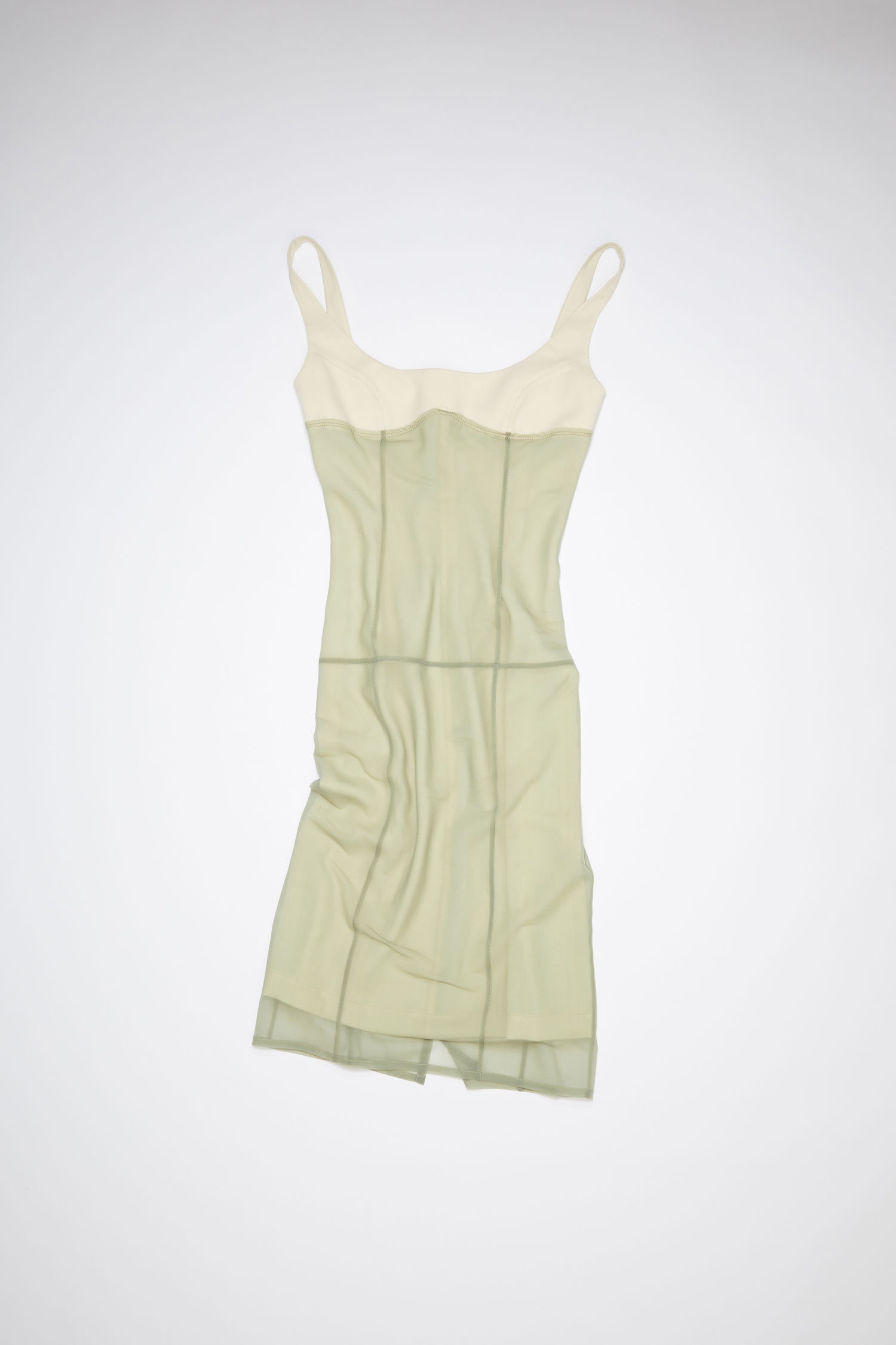 Sleeveless dress - Sage green - 5