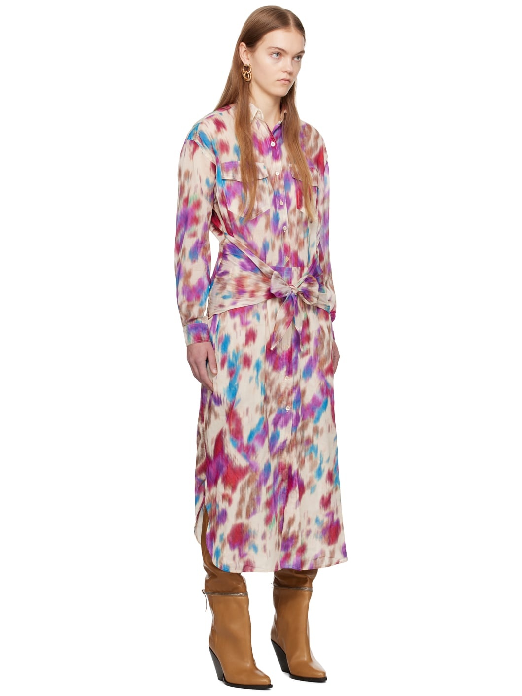 Isabel Marant Étoile Multicolor Nesly Maxi Dress | REVERSIBLE