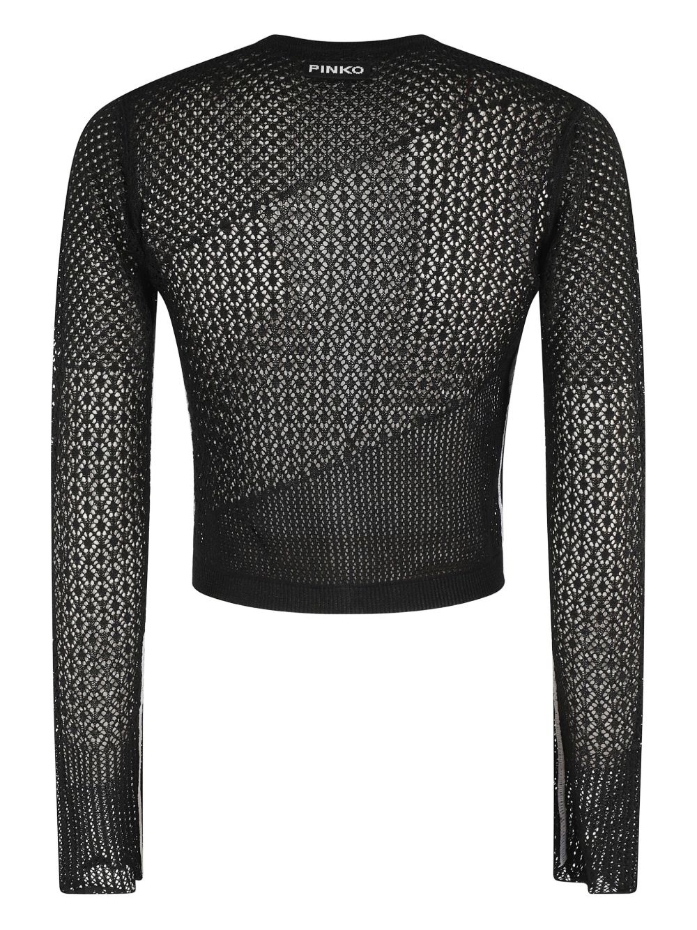 crochet-knit cardigan - 2