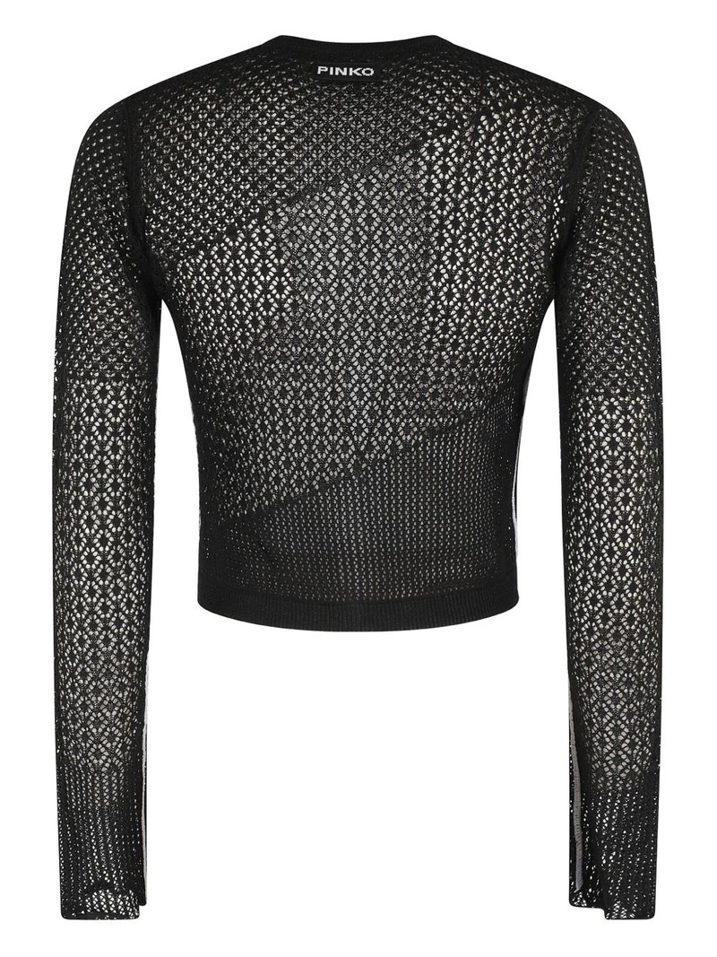 PINKO crochet-knit cardigan outlook