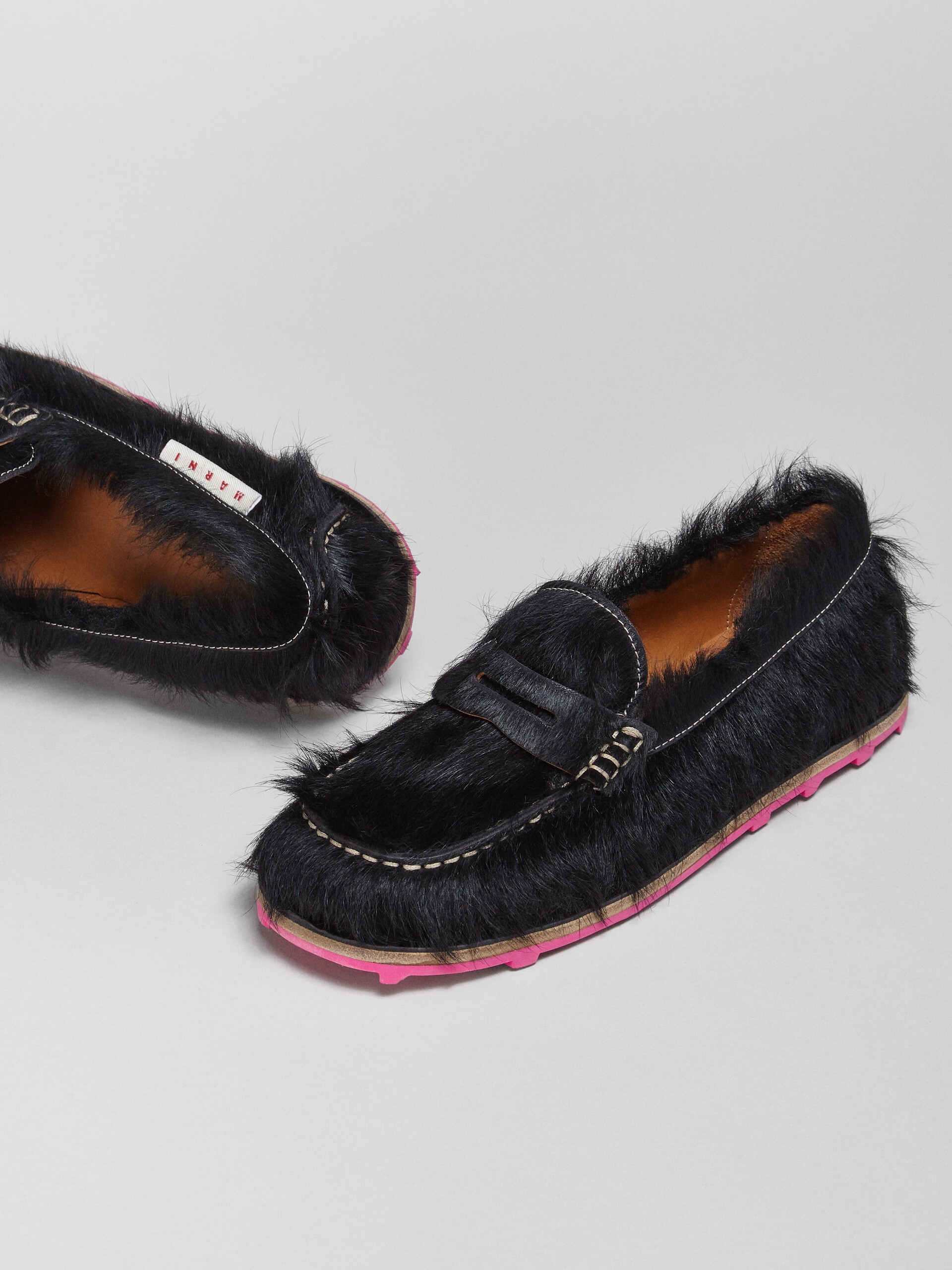 LONG CALF HAIR MOCCASIN - 5