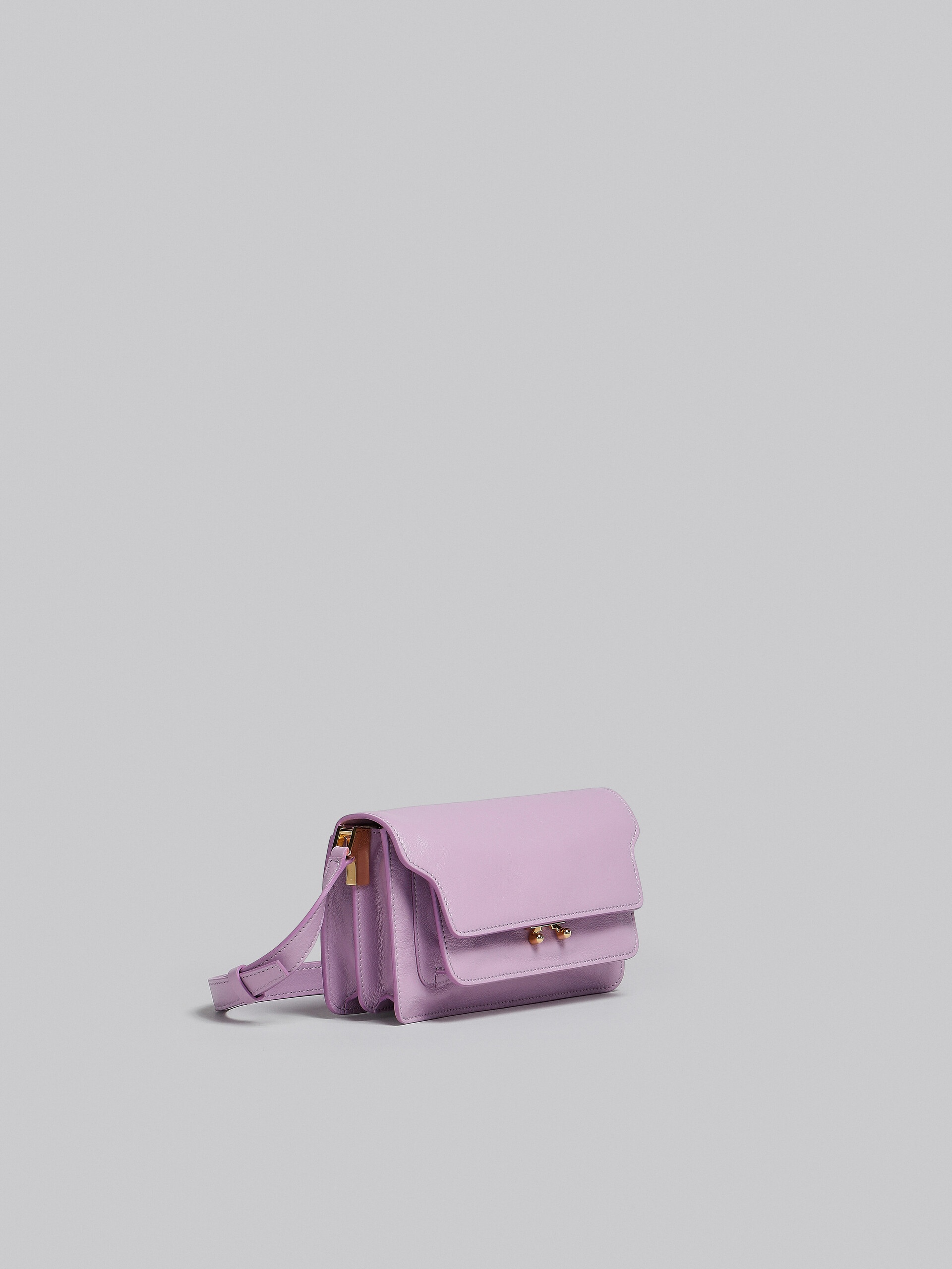 TRUNK SOFT BAG E/W IN LILAC LEATHER - 6