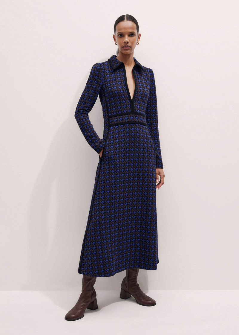 Zip Neck Maxi Dress 5