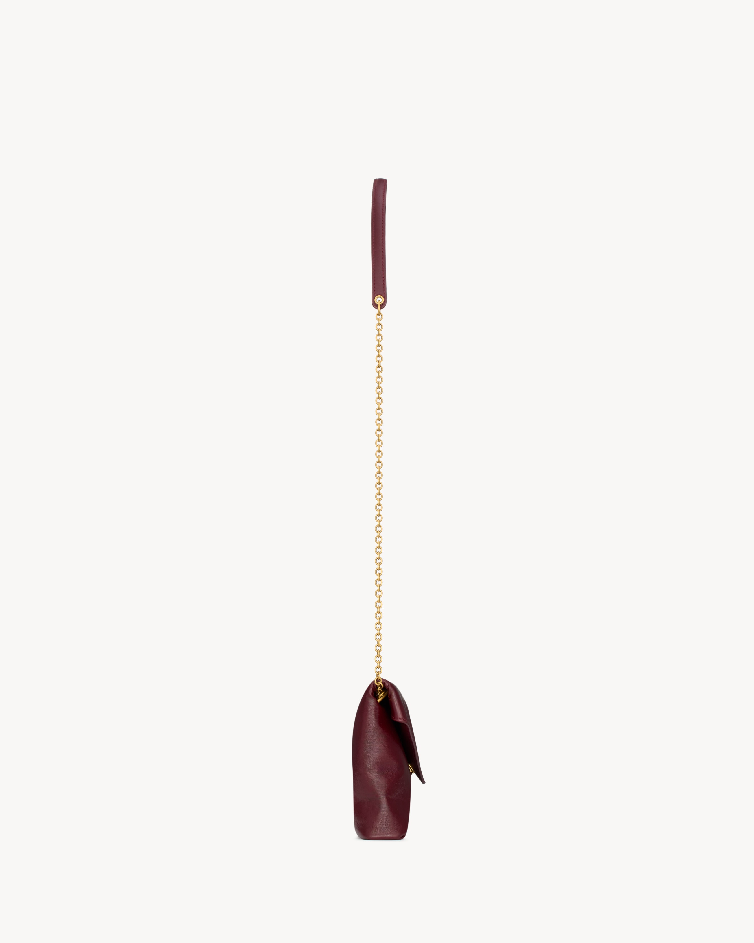 CASSANDRE CHAIN POUCH IN SHINY LEATHER - 3