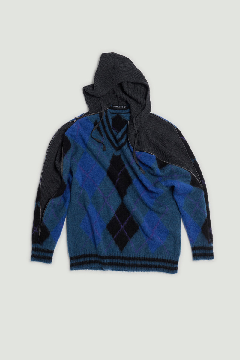 Zip Insert Hood Pullover 1