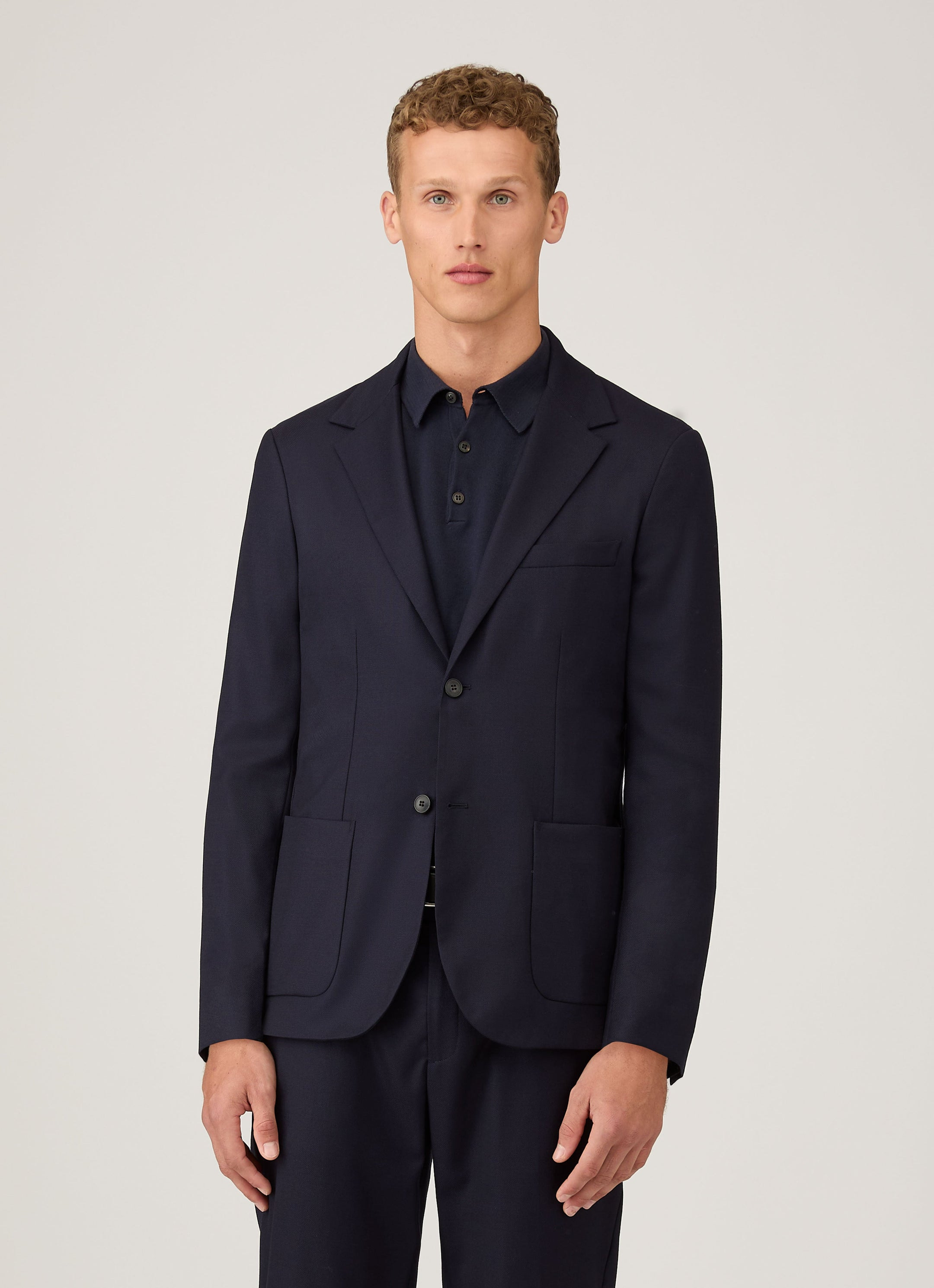 Lightweight Travel Wool Blazer - 2