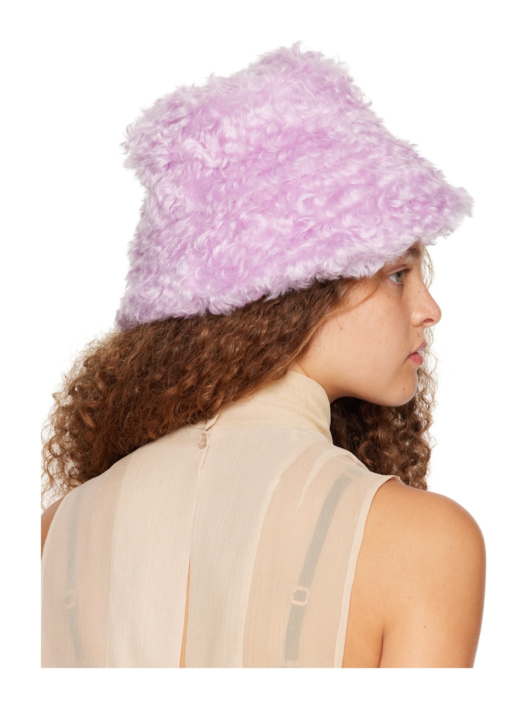 Purple Guilia Bucket Hat - 3