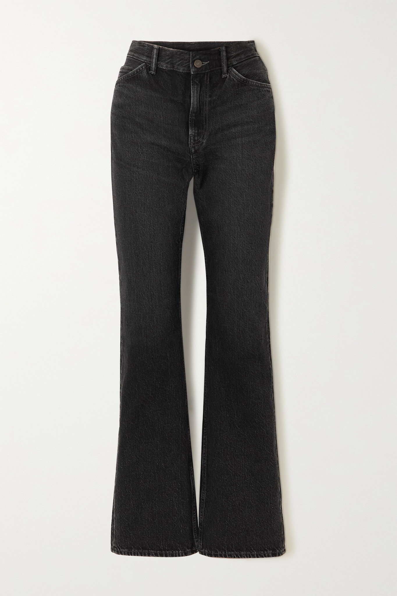 High-rise straight-leg jeans - 1