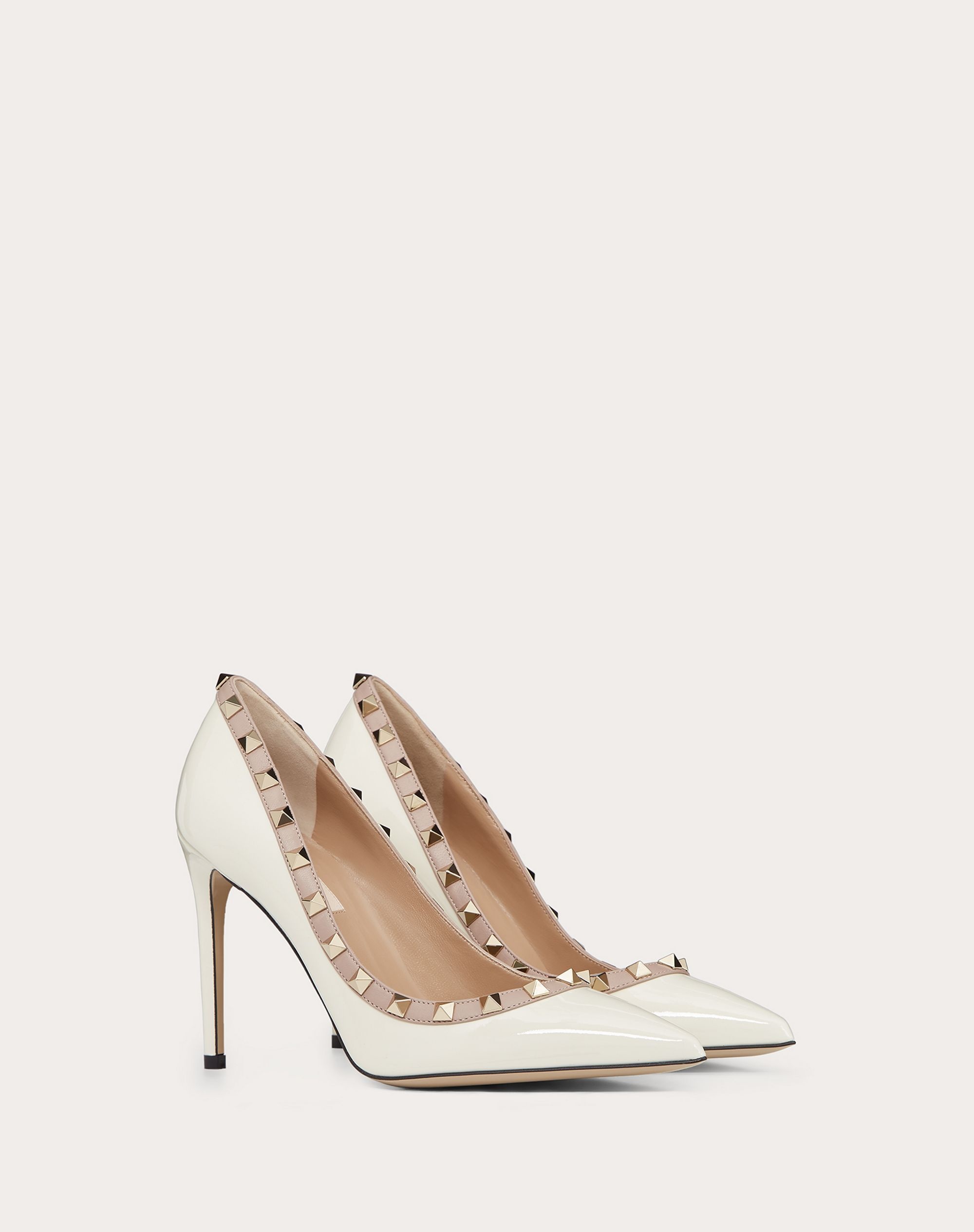 Rockstud Patent Leather Pump 100  mm - 2