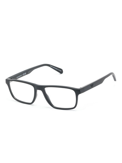 EMPORIO ARMANI EA3233 rectangle-frame glasses outlook