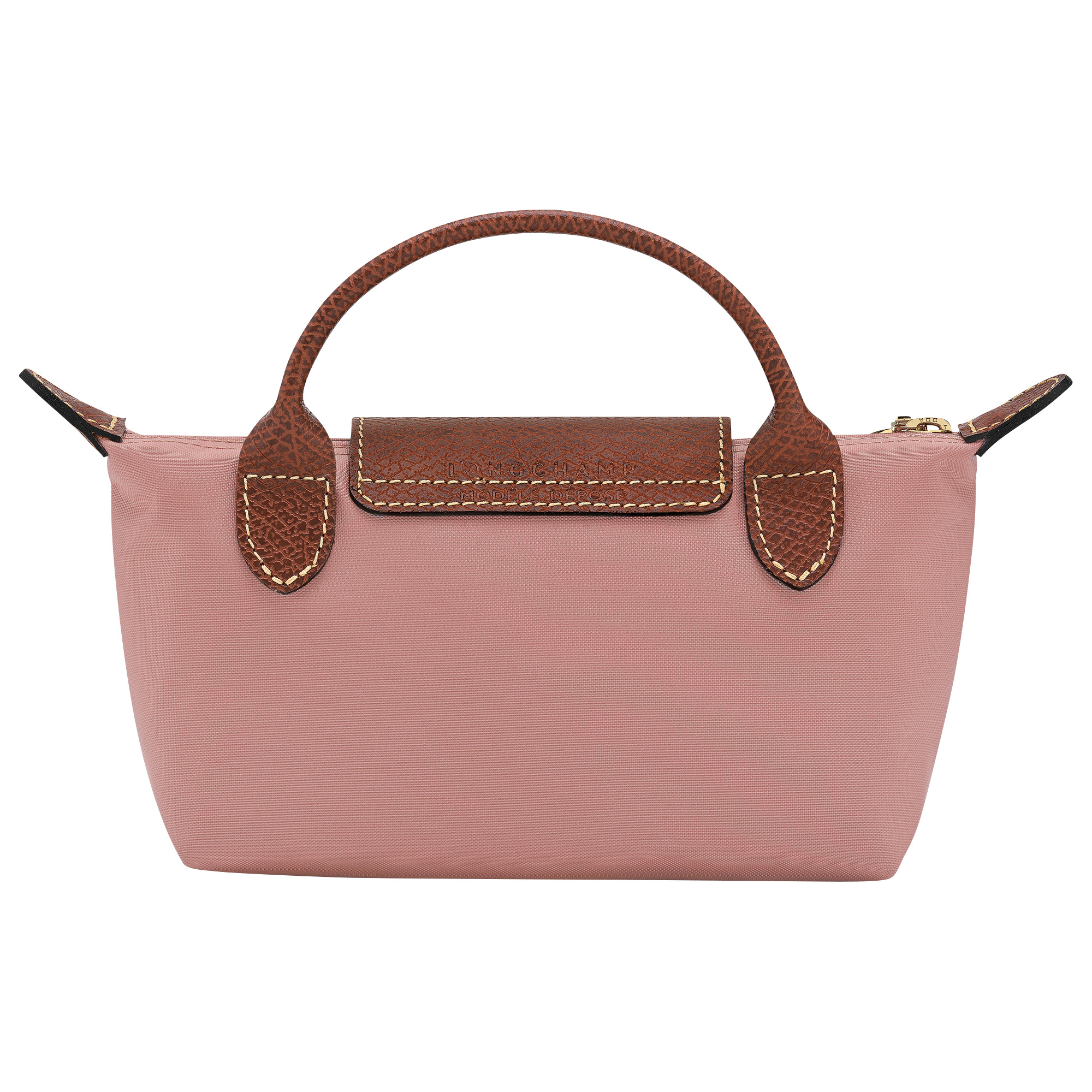 Le Pliage Original Pouch with handle Pink Tea - Recycled canvas - 3