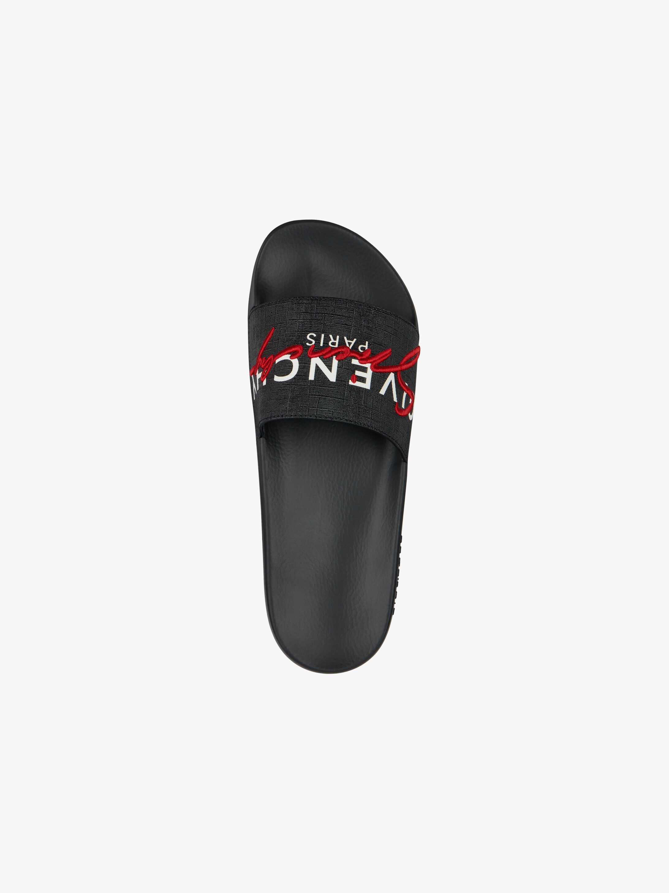 GIVENCHY flat sandals in coated canvas - 6