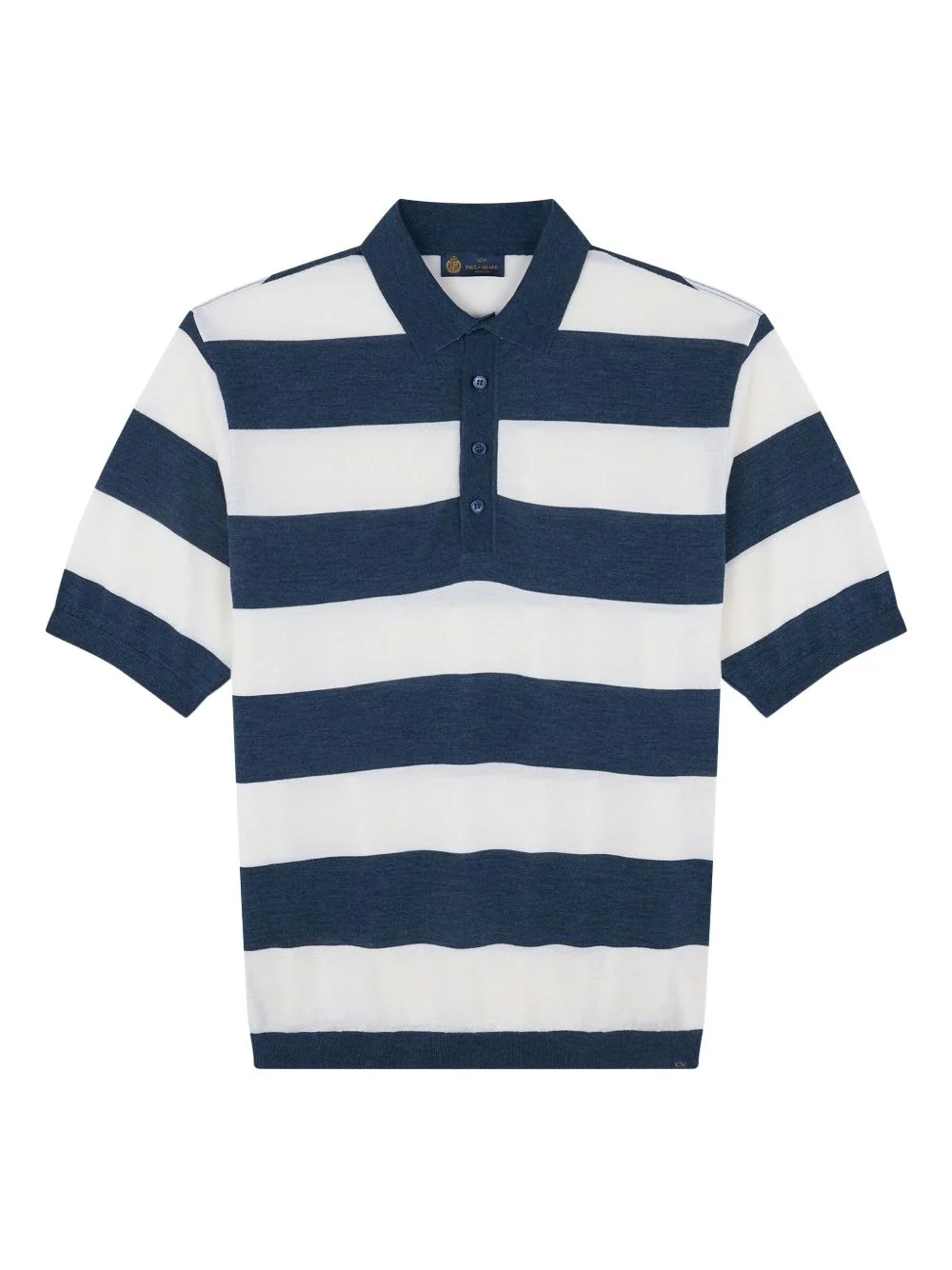 striped polo shirt - 1