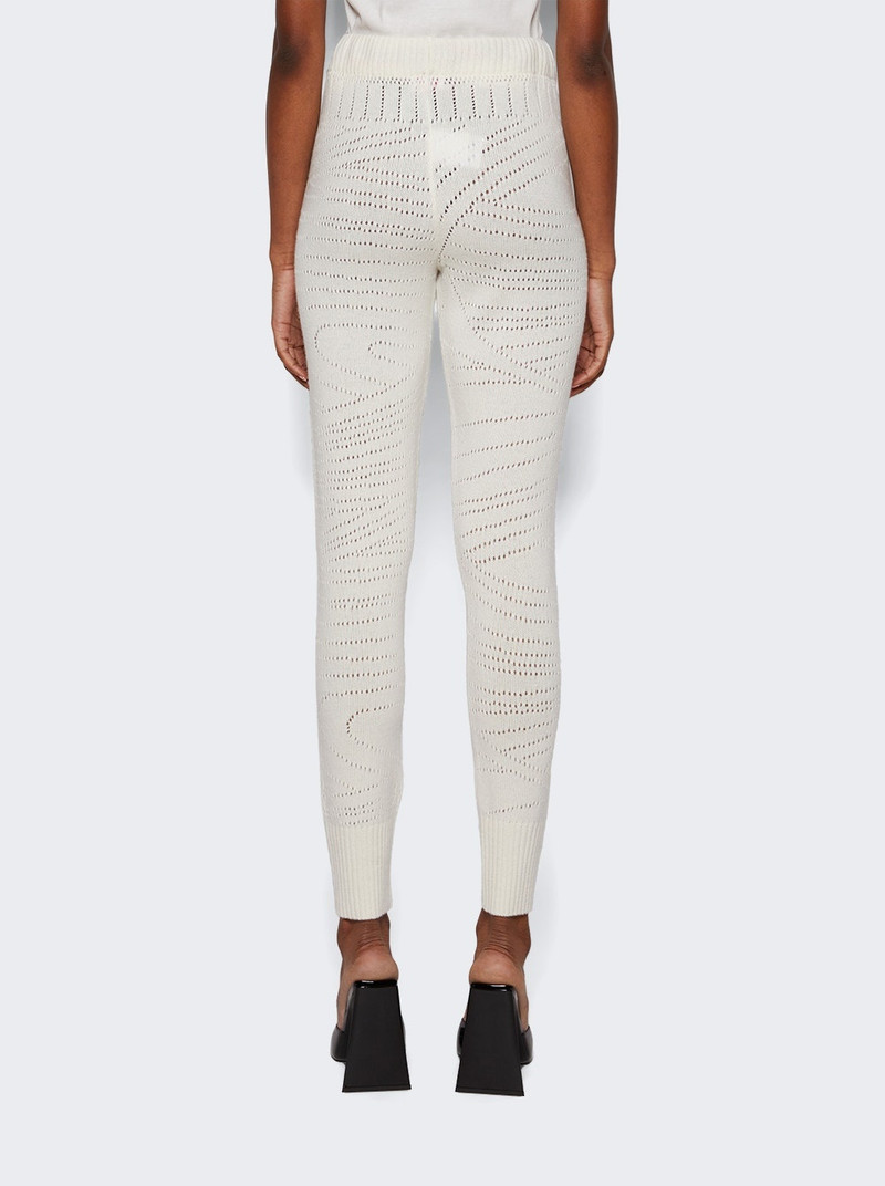 Pointelle Sweatpants White 5