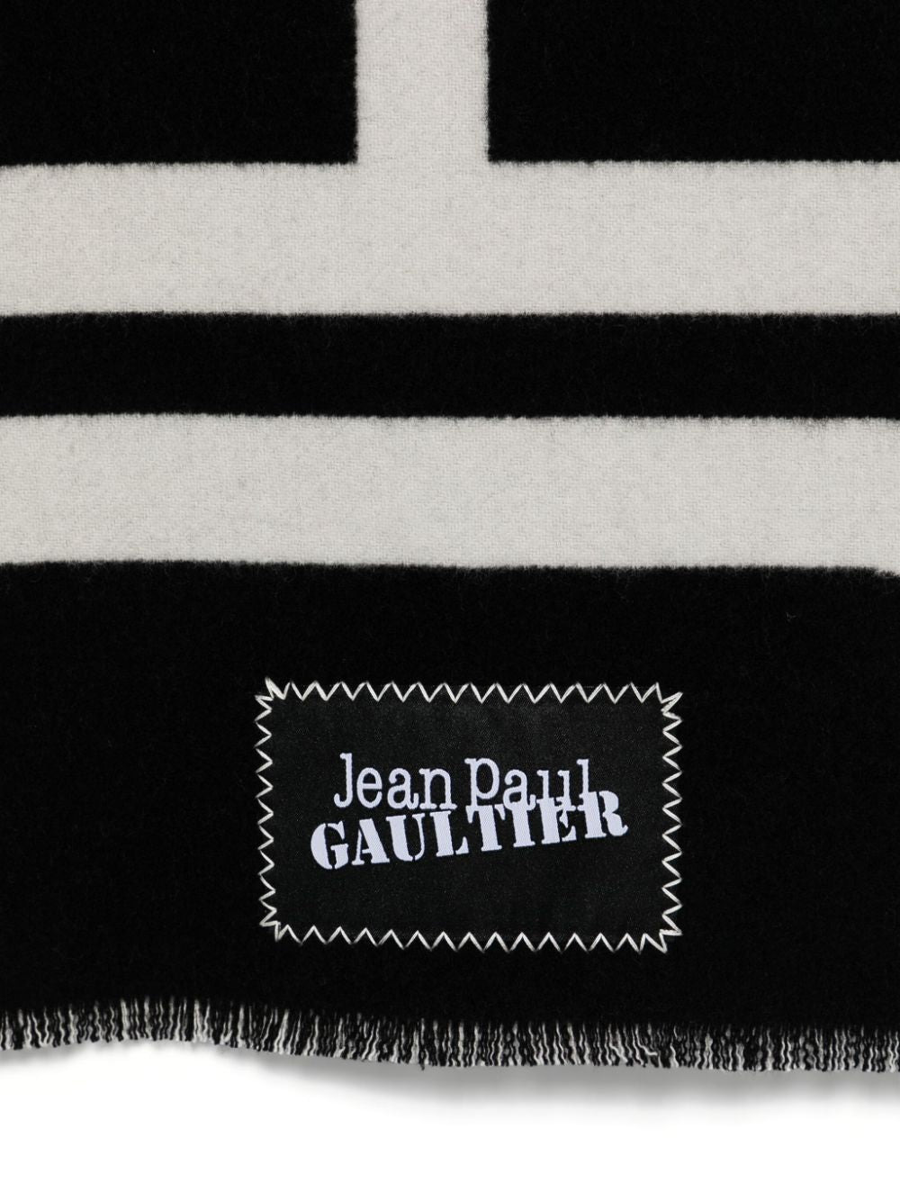 Jean Paul Gaultier Women Wool Scarf With "Jean Paul Gaultier" Logo - 3