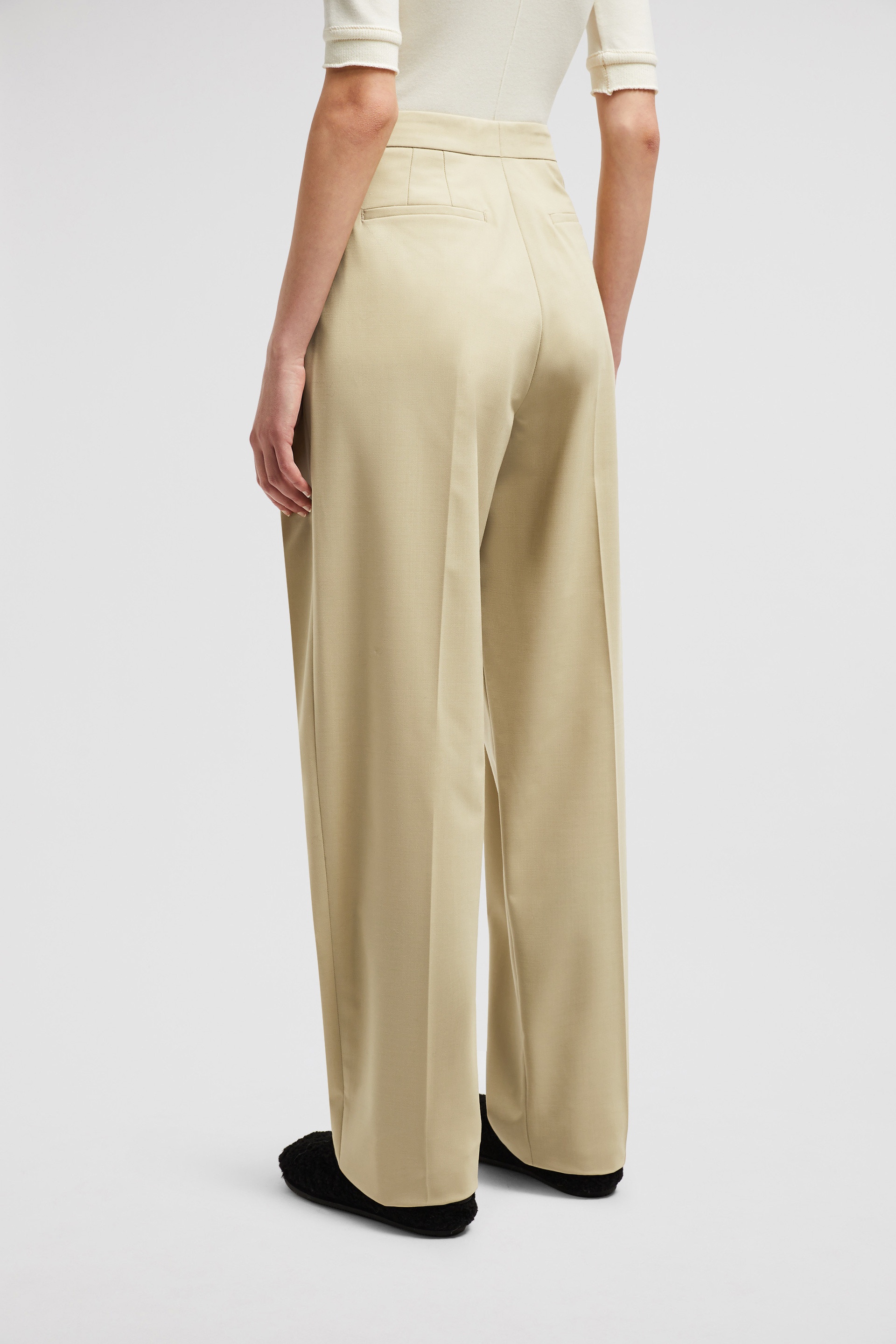 Wool Blend Pants - 5