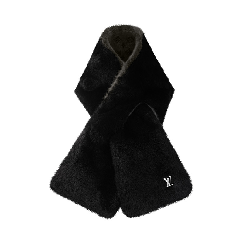 Monogram Reverso Fur Scarf 5