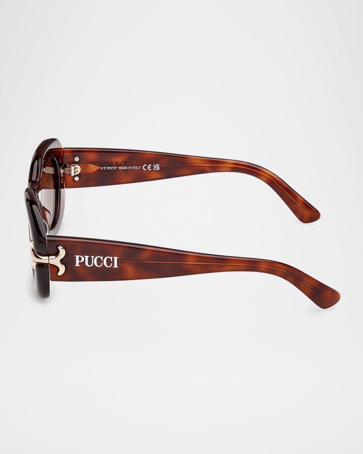 Filigree Acetate Round Sunglasses - 4