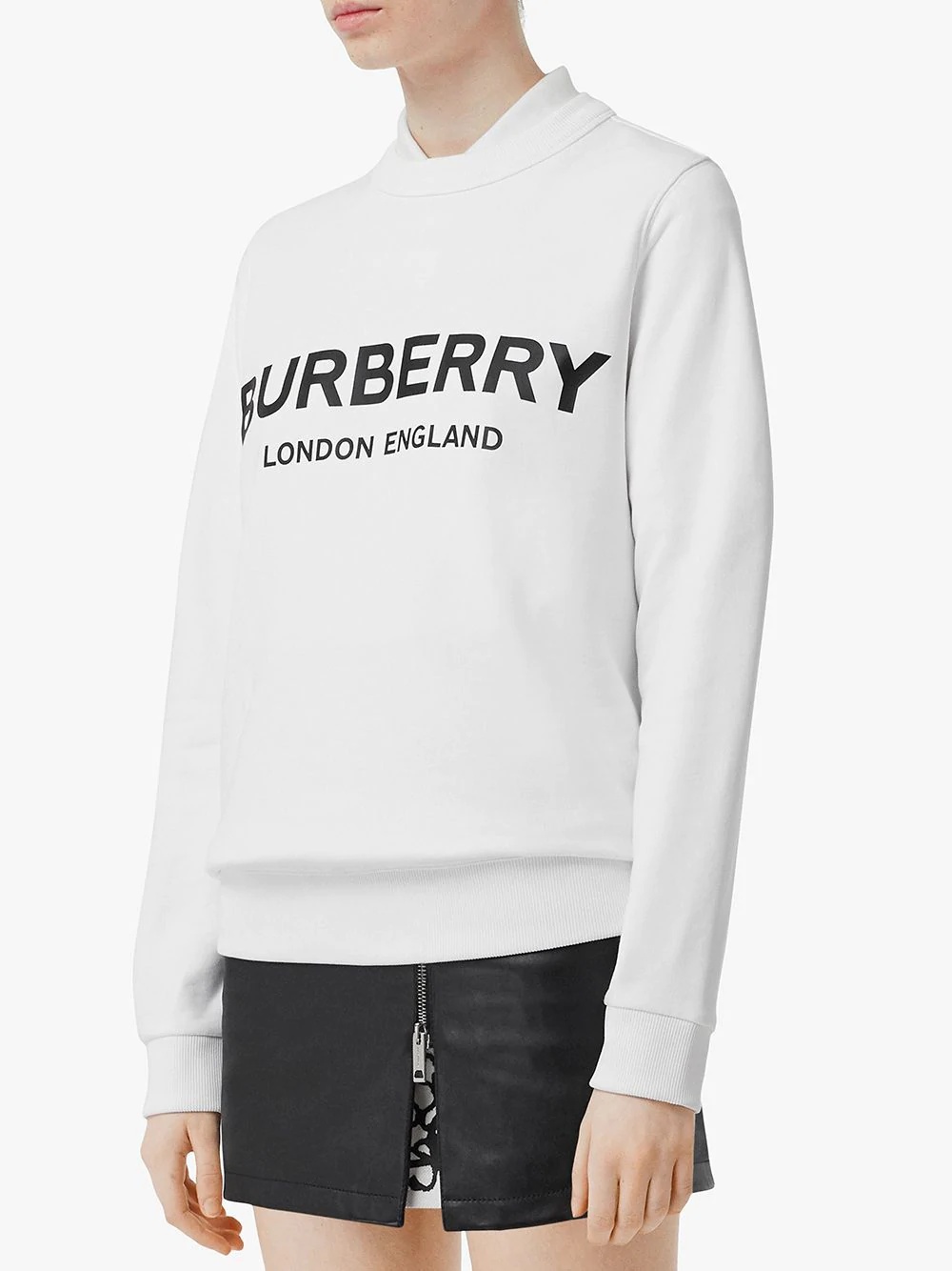 logo print sweatshirt - 3