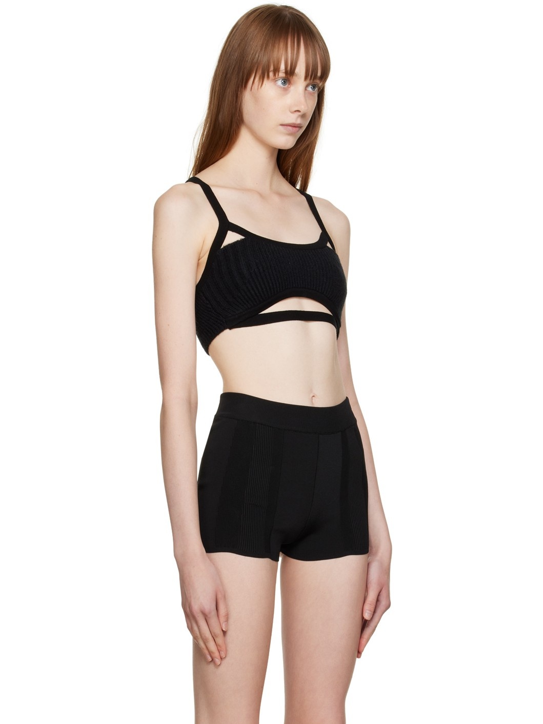 Black Le Papier 'Le Bandeau Bellinu' Bra - 2
