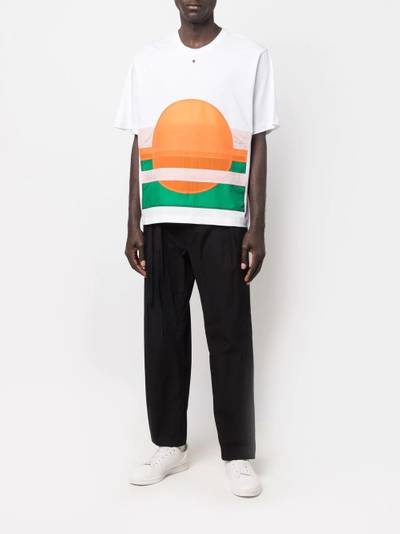 Craig Green patchwork-print crewneck T-shirt outlook