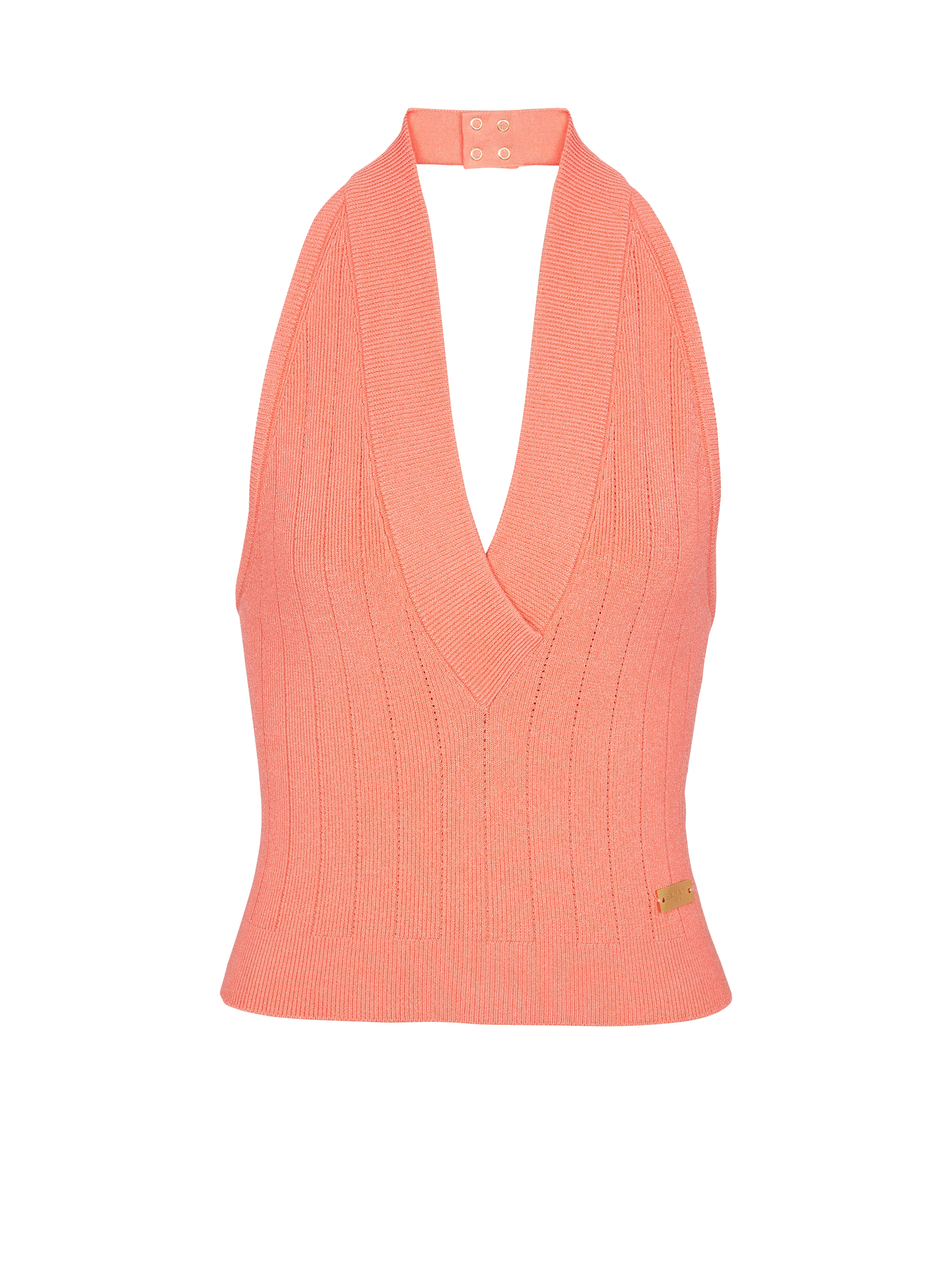 Knit backless top - 1