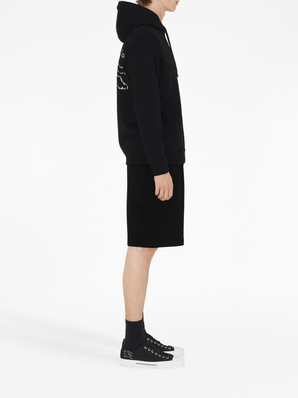 Check-EKD cotton hoodie - 3