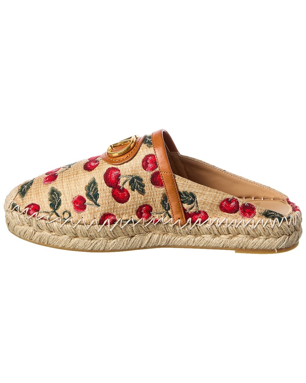 Valentino Cherryfic Leather-Trim Espadrille - 2