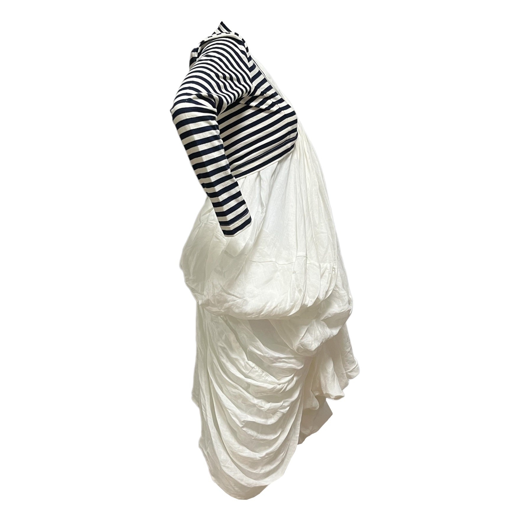 JUNYA WATANABE Spring Summer 2011 Striped Asymmetric Dress - 3